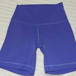Lululemon Biker shorts- size 4- purple